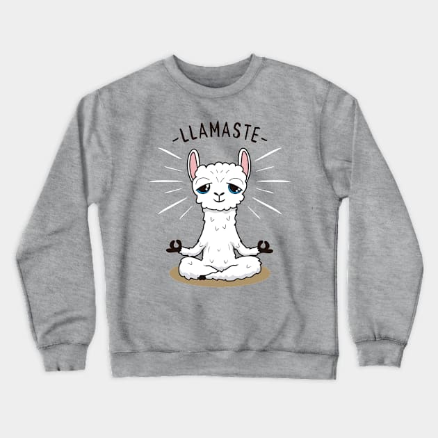 Llamaste Crewneck Sweatshirt by clickprint